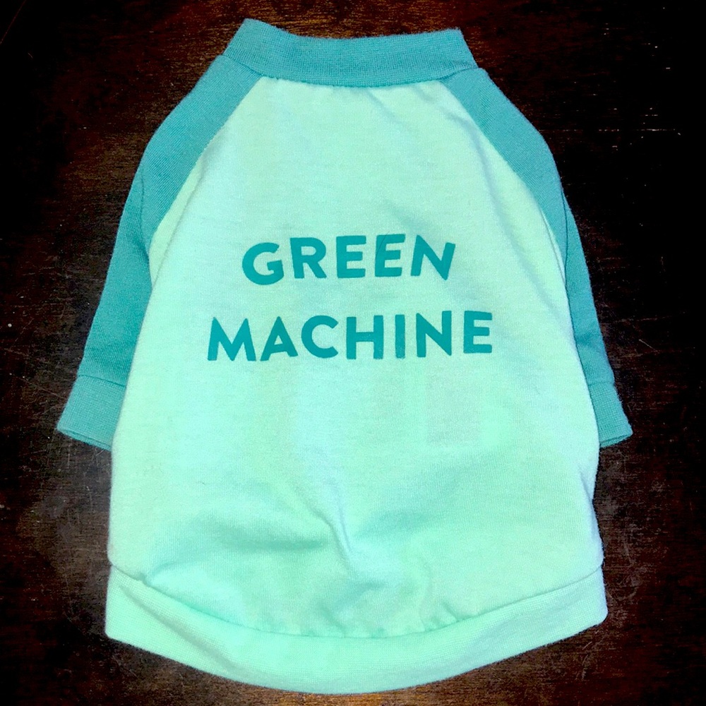 Top Paw XS Green Machine Logo Dog Canine Pet T-Shirt